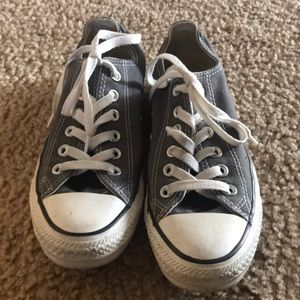 Grey Converse All Stars, gently used.